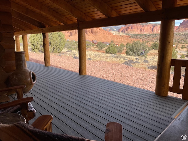 365 W Sleeping Rainbow Dr, Torrey, UT 84775 - view of deck