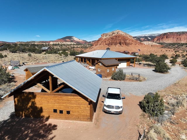 365 W Sleeping Rainbow Dr, Torrey, UT 84775 - exterior space featuring a mountain view