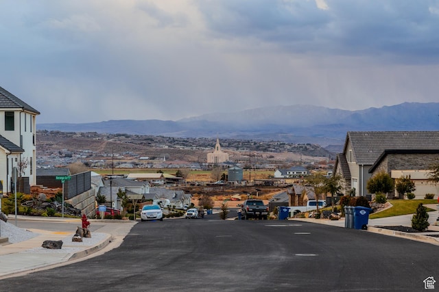 1036 E Fremont St, Washington, UT 84780 - view of road featuring curbs, a mountain view, and sidewalks