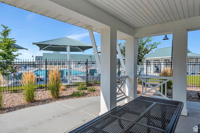 388 N Regatta Ln, Saratoga Springs, UT 84045 - view of patio with fence