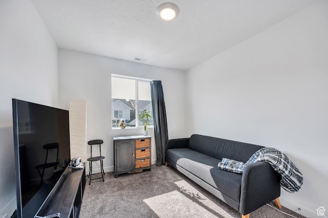 388 N Regatta Ln, Saratoga Springs, UT 84045 - living area with visible vents, baseboards, and carpet