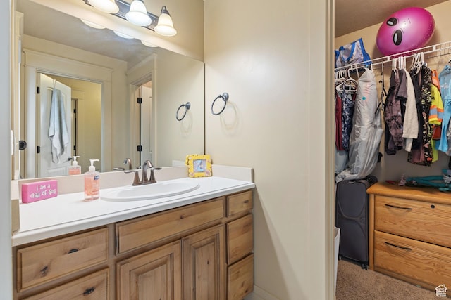 1035 E 300 S, Santaquin, UT 84655 - bathroom with a spacious closet and vanity