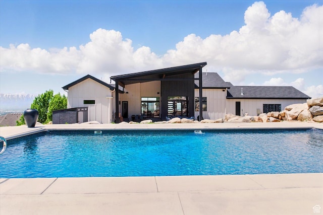 2940 Naomi Dr, North Logan, UT 84341 - outdoor pool featuring a patio