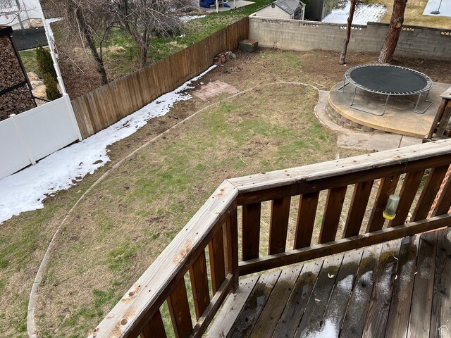 916 E Sunburn Ln, Sandy, UT 84094 - view of yard featuring a fenced backyard