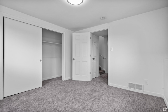 154 S 400 E, American Fork, UT 84003 - unfurnished bedroom featuring a closet, baseboards, visible vents, and carpet floors