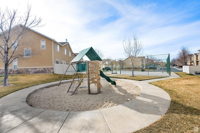 8851 S Humboldt Ct W, West Jordan, UT 84081 - community playground with a residential view