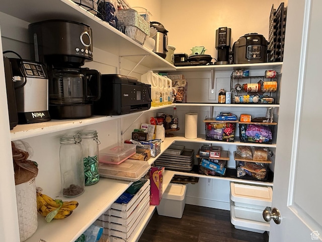 view of pantry