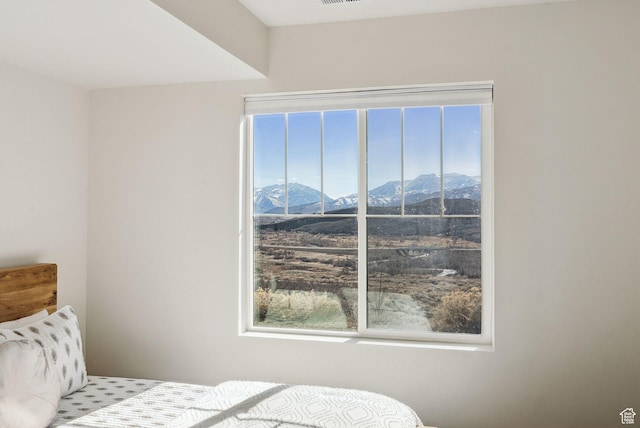 6005 N Westridge Rd, Heber City, UT 84032 - bedroom with a mountain view and visible vents