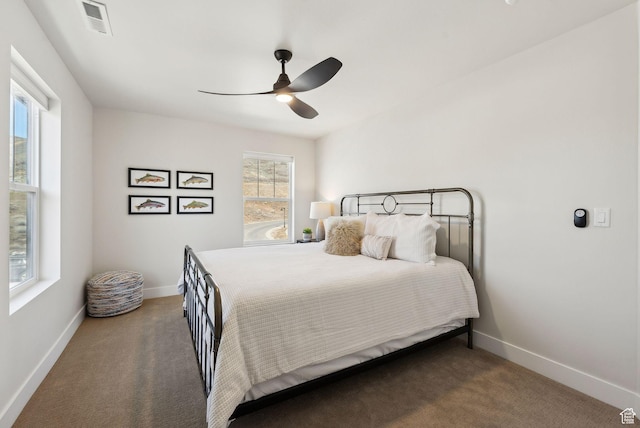6005 N Westridge Rd, Heber City, UT 84032 - bedroom featuring carpet, baseboards, and visible vents