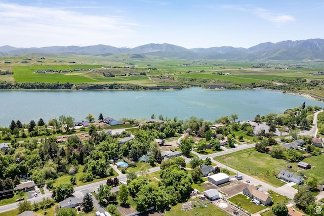260 W 300 S, Hyrum, UT 84319 - drone / aerial view of a water and mountain view