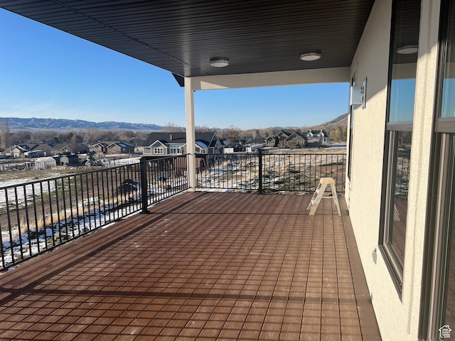 572 S 600 E Unit 2, Nephi, UT 84648 - deck featuring a mountain view and a residential view