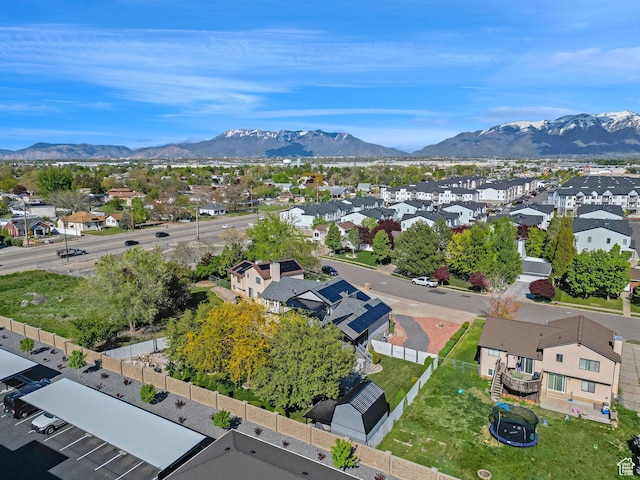 1778 Allison Way, Syracuse, UT 84075 - drone / aerial view featuring a residential view and a mountain view