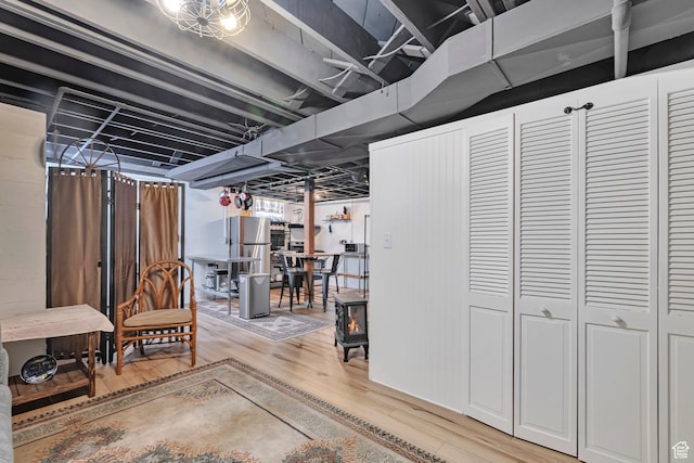 3614 Taylor Ave, Ogden, UT 84403 - finished basement with light wood-type flooring