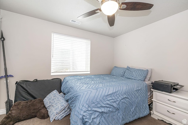 2252 W 3250 S, West Haven, UT 84401 - bedroom with ceiling fan, carpet floors, and visible vents