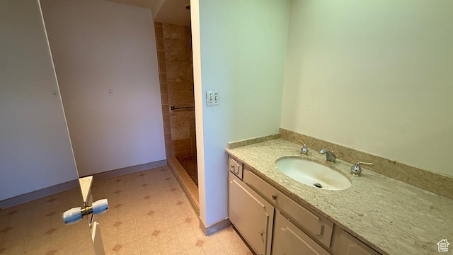 777 E S Temple Unit 13A, Salt Lake City, UT 84102 - full bath featuring vanity and a tile shower
