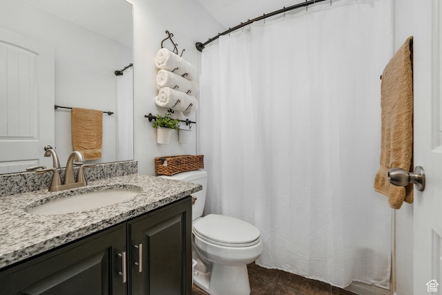 10358 N Tamarack Way E, Cedar Hills, UT 84062 - bathroom with vanity, tile patterned floors, and a shower with shower curtain
