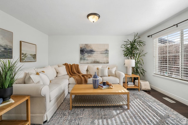 10358 N Tamarack Way E, Cedar Hills, UT 84062 - living area with wood finished floors and baseboards