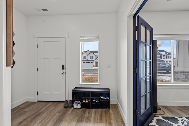 763 E 1200 S, Hyrum, UT 84319 - foyer with wood finished floors, plenty of natural light, and baseboards