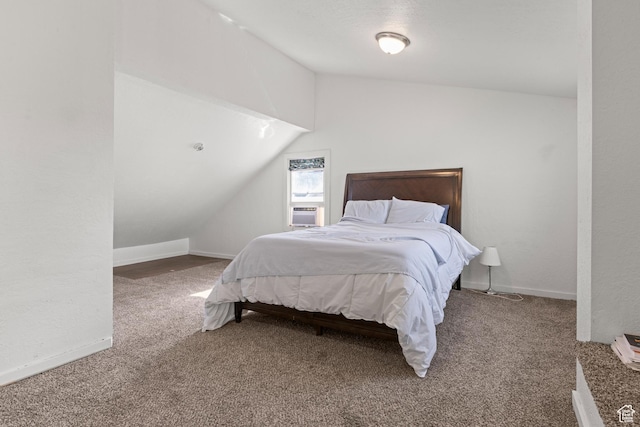 661 E 2735 S, Ogden, UT 84403 - carpeted bedroom featuring vaulted ceiling and baseboards