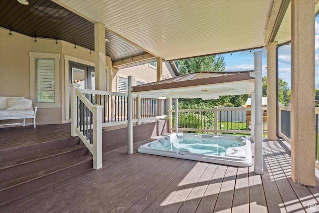 1336 S 2650 E, Springville, UT 84663 - wooden terrace featuring hot tub deck surround
