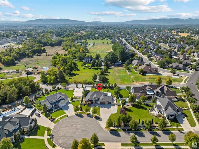 1336 S 2650 E, Springville, UT 84663 - drone / aerial view featuring a residential view and a mountain view