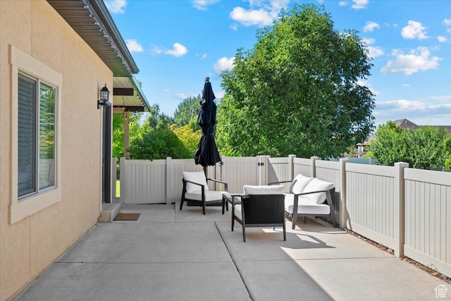 1336 S 2650 E, Springville, UT 84663 - view of patio / terrace featuring a fenced backyard