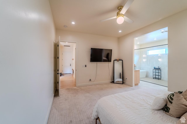 1683 S Painted Vista Cir, Washington, UT 84780 - bedroom featuring recessed lighting, light colored carpet, and baseboards
