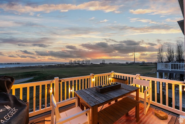 2101 W 980 S, Orem, UT 84059 - view of deck at dusk