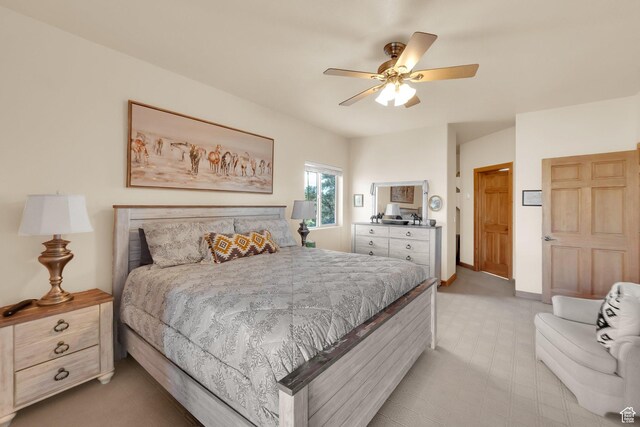 1617 N Mount Zion Dr, Apple Valley, UT 84737 - bedroom featuring baseboards and a ceiling fan