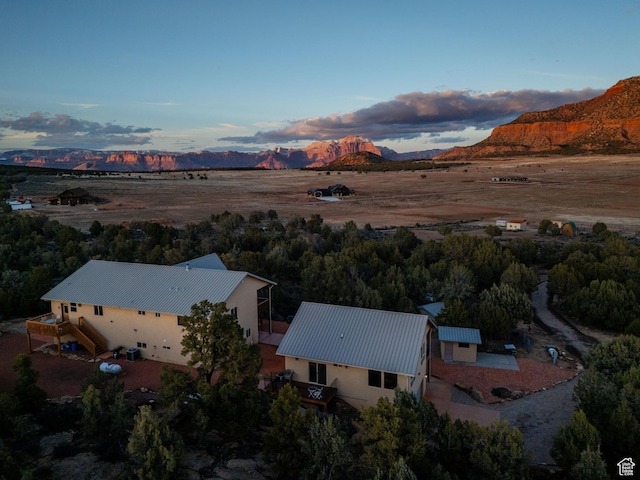 1617 N Mount Zion Dr, Apple Valley, UT 84737 - bird's eye view featuring a mountain view