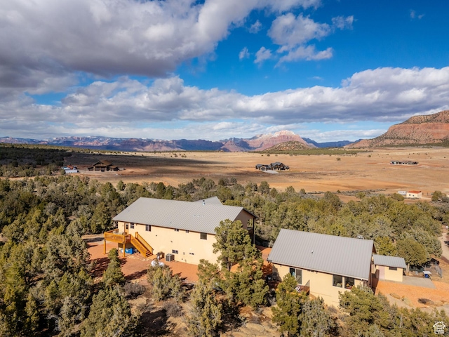 1617 N Mount Zion Dr, Apple Valley, UT 84737 - bird's eye view featuring a mountain view