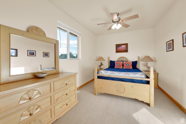 1617 N Mount Zion Dr, Apple Valley, UT 84737 - bedroom featuring baseboards and ceiling fan