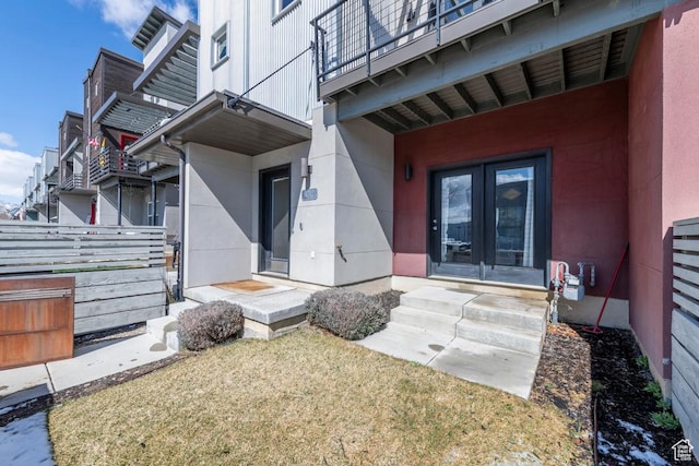 4712 W S Jordan Pkwy S, South Jordan, UT 84009 - entrance to property featuring stucco siding and french doors