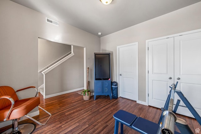 4712 W S Jordan Pkwy S, South Jordan, UT 84009 - interior space with visible vents, baseboards, and wood finished floors