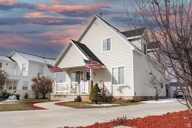832 S 1430 E, Spanish Fork, UT 84660 - view of front of property featuring a porch