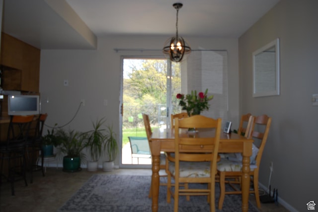 71 Gary Way N, Salt Lake, UT 84054 - dining room with a chandelier