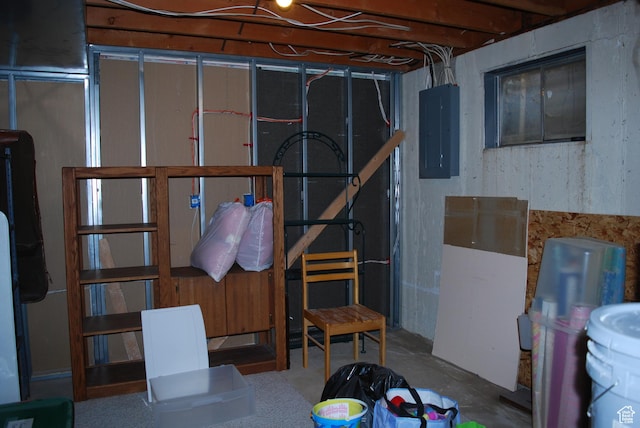 71 Gary Way N, Salt Lake, UT 84054 - unfinished basement with electric panel
