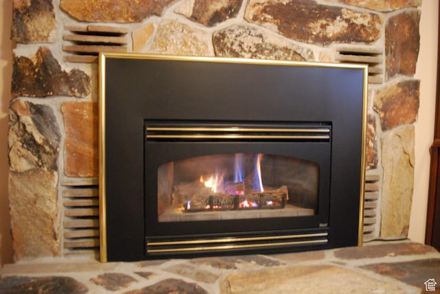 71 Gary Way N, Salt Lake, UT 84054 - details with a glass covered fireplace