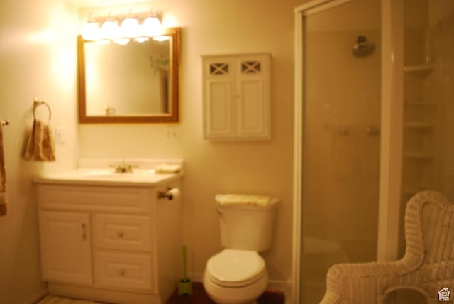 71 Gary Way N, Salt Lake, UT 84054 - full bathroom featuring a stall shower, toilet, and vanity