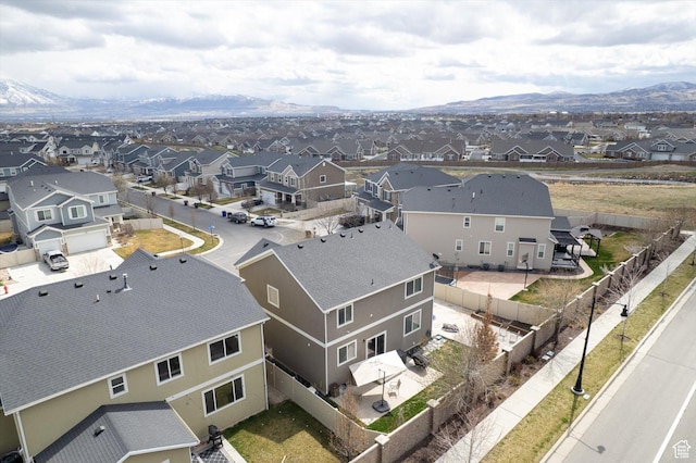 12172 S Window Arch Ln, Herriman, UT 84096 - birds eye view of property featuring a residential view and a mountain view