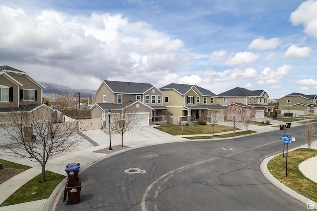 12172 S Window Arch Ln, Herriman, UT 84096 - view of road featuring a residential view, street lights, curbs, and sidewalks