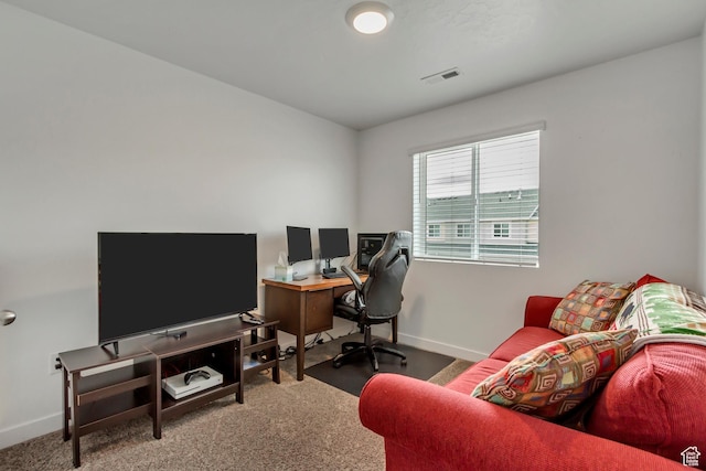 1436 S Divide Dr, Santaquin, UT 84655 - office space featuring carpet, baseboards, and visible vents