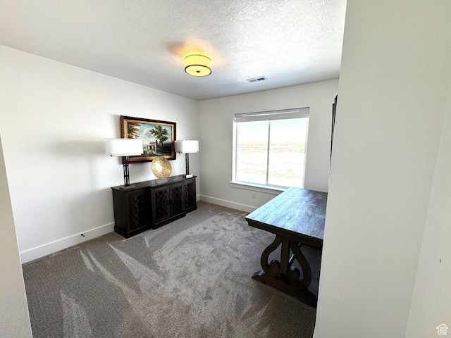 352 W Ropelato Dr, Nibley, UT 84321 - home office with baseboards, carpet flooring, and a textured ceiling