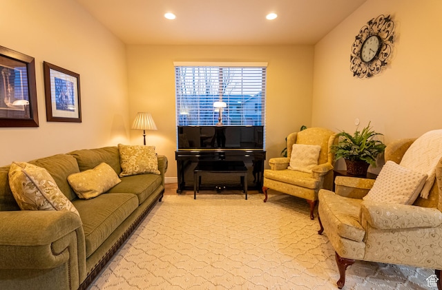 160 S 2775 W, West Point, UT 84015 - living area featuring recessed lighting and carpet