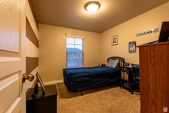 160 S 2775 W, West Point, UT 84015 - bedroom featuring baseboards, carpet floors, and a textured ceiling