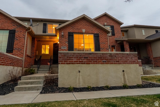 160 S 2775 W, West Point, UT 84015 - view of front of house with brick siding and stucco siding