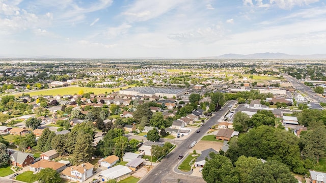2536 N 575 E, North Ogden, UT 84414 - aerial overview of property's location with mountains and nearby suburban area