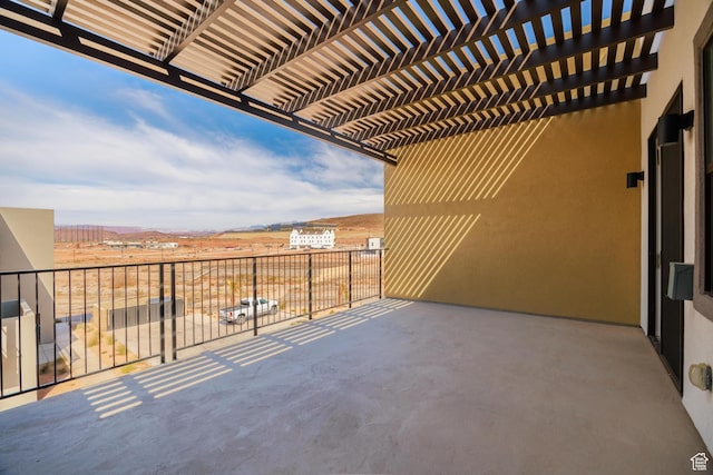 757 W Periwinkle Ln Unit 210, St George, UT 84790 - view of patio / terrace featuring a balcony and a pergola