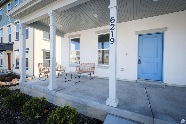 6219 W S Jordan Pkwy Unit 221, South Jordan, UT 84009 - view of patio / terrace featuring a porch