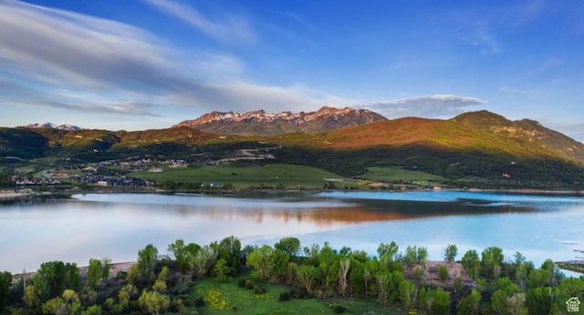 6394 E 850 S, Huntsville, UT 84317 - water view featuring a mountain backdrop